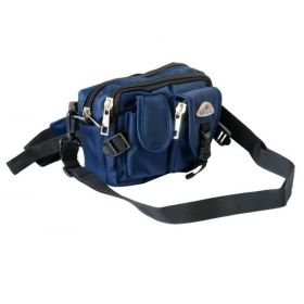 [Deluxe Classics-Blue] Multi-Purposes Fanny Waist Pack / Back Pack / Travel Lumbar Pack
