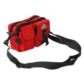 [Deluxe Classics-Red] Multi-Purposes Fanny Waist Pack / Back Pack / Travel Lumbar Pack