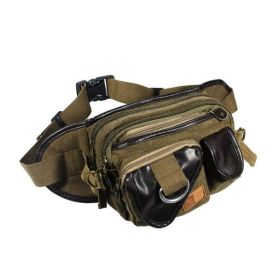 [West Cowboy] Multi-Purposes Cavans Fanny Pack / Back Pack / Travel Lumbar Pack