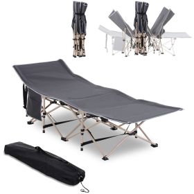 Folding Camping Cot for Adults with Carry Bag